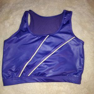 Labella Mafia womens purple workout tank top